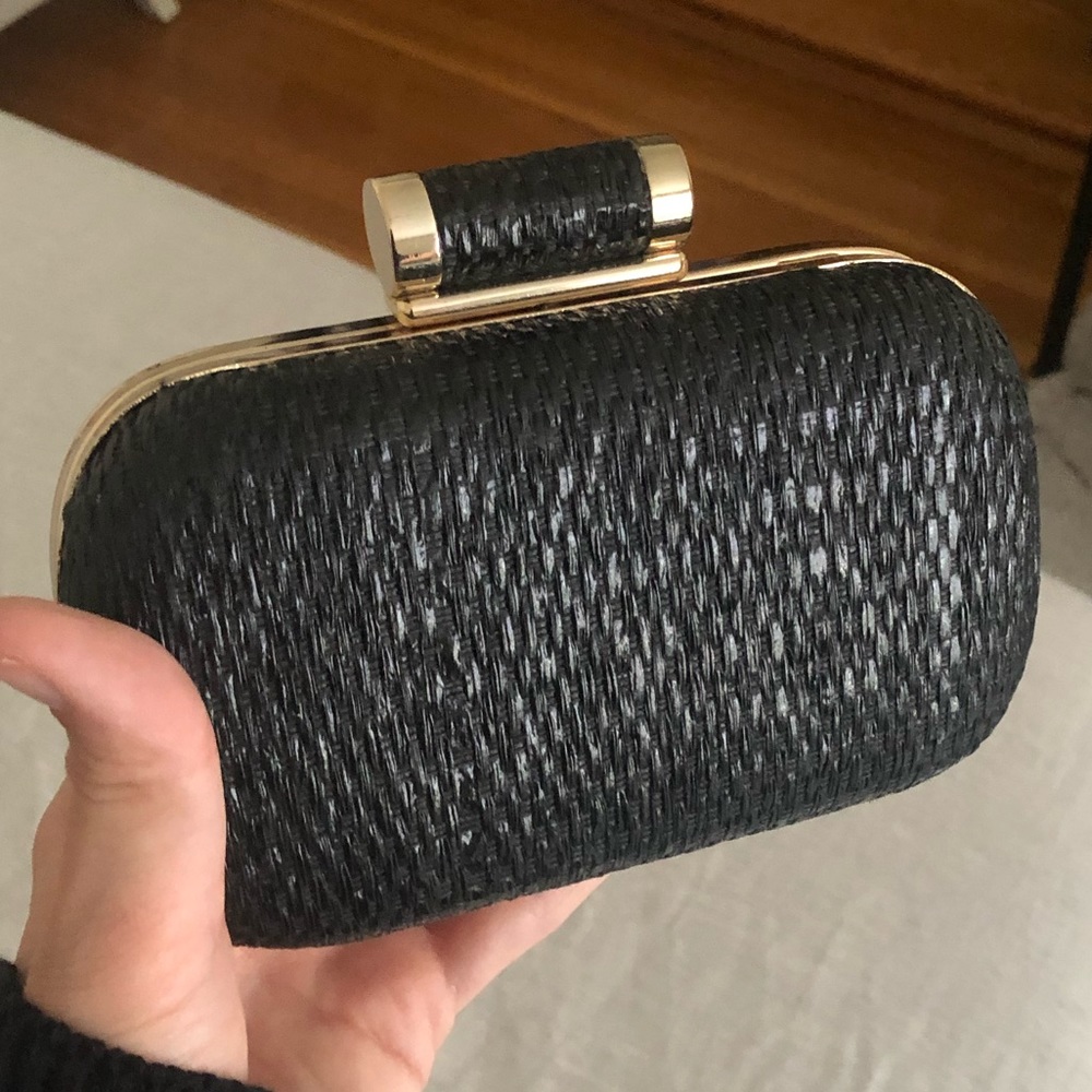 Faux Snakeskin Evening Clutch